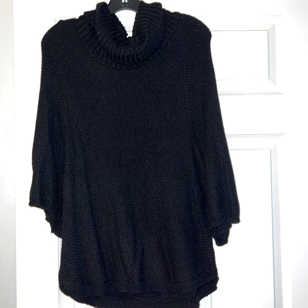 Splendid Waffle Knit Short Sleeve Tunic Sweater